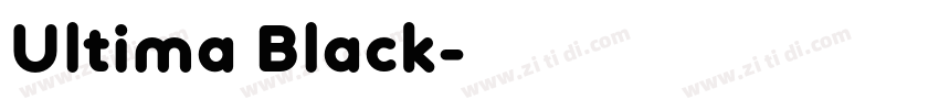 Ultima Black字体转换